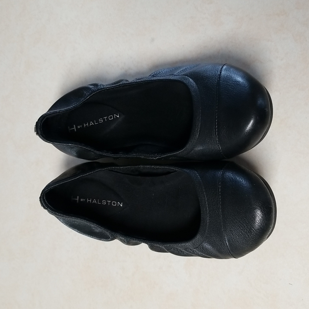 NEW H By Halston Womens 'Kaden' Flex And Twist Ballet Flats Black Size 8